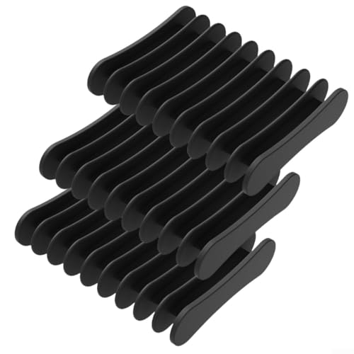 3 Stück Silikon-Seifenhalter optimieren Ihr Bad und Ihre Küche mit effektiver Drainage (schwarz) von Allthingstore