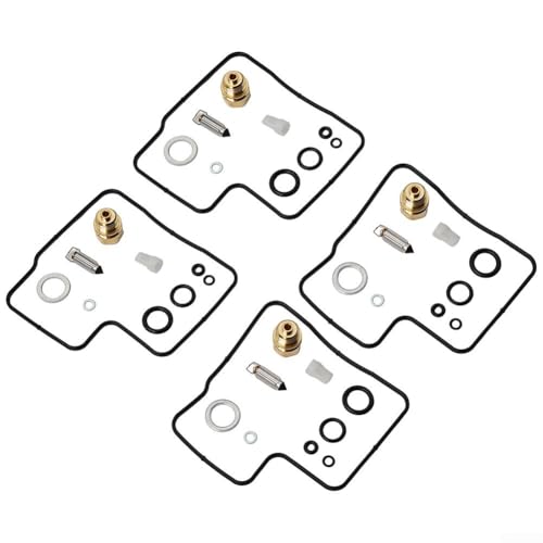 4 x schwimmende Nadel-Vergaser-Umbausätze kompatibel für Honda ST1100 1991 2001 und ST1100A 1992 2001 Motorradvergaser Wartung von Allthingstore