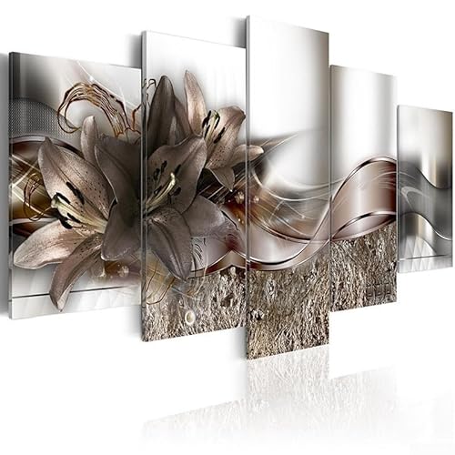 5 Stück zeitgenössische Kunstdrucke auf Leinwand für einzigartige Wandgestaltung zu Hause und im Büro (3#) von Allthingstore