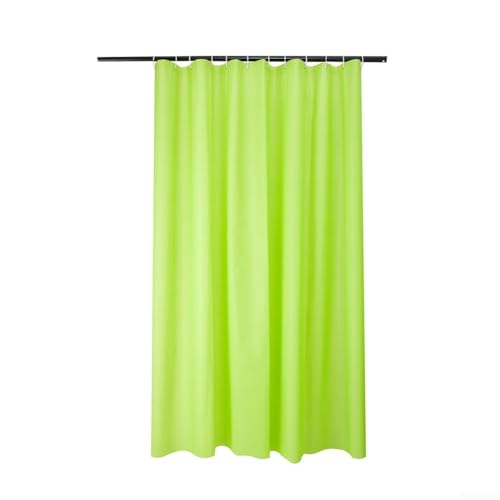 Ästhetischer Appeal einfarbiger wasserdichter Duschvorhang zum einfachen Aufhängen (grün) von Allthingstore