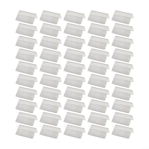 Acryl-Display-Ständer-Kollektion, 40 Stück, für Visitenkarten und Schilder, 2 x 4 cm (50 Stück) von Allthingstore