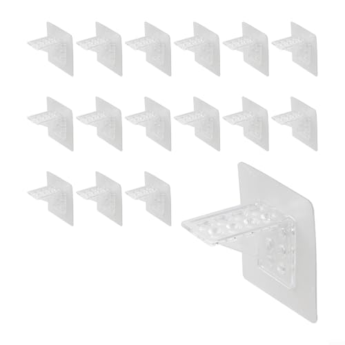 Acryl-Regalhalter, 16 stabile Teile, entworfen, um Ihre Gegenstände sicher an Ort und Stelle zu halten Acryl-Regalhalter, 16 stabile Teile, entworfen, um Ihre Gegenstände sicher an Ort und Stelle zu halten von Allthingstore
