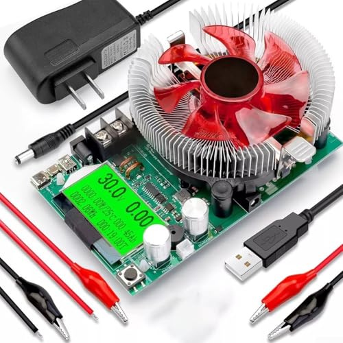 Allthingstore 150 W verstellbarer elektronischer Lasttester, 200 V Spannung mit LCD-Display, USB-Konstantstrommodul und intelligentem Lüfter für Netzteil-Tests von Allthingstore