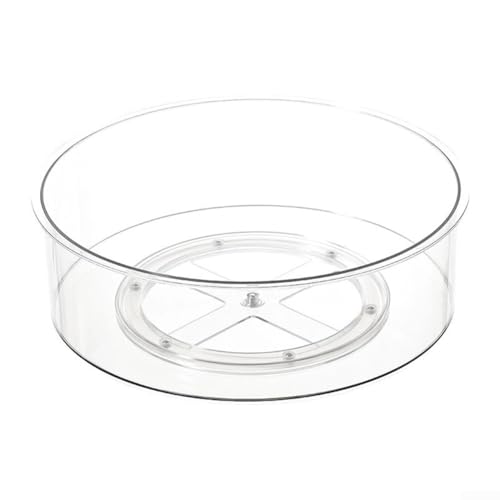 Allthingstore 360° drehbares Gewürzregal für Küche oder Bad, Mehrzweck-Aufbewahrungs-Tablett mit platzsparender Arbeitsplatte (S) von Allthingstore