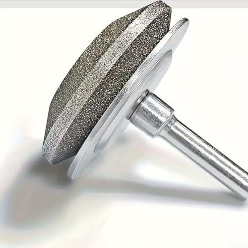 Allthingstore Diamant-Metall-Rasenmäher-Messerschärfer, 120er Körnung, Ganzmetallkonstruktion für Handbohrmaschine, Gartengeräte, Wartungswerkzeug, Schleifscheibe von Allthingstore