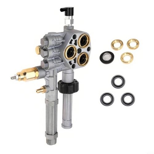 Allthingstore Ersatz-Hochdruck-Pumpenkopf für AR43361, passend für SRMW2 3G28, SRMW2 4G28, um die Leistung der Waschwasserpumpe bei starker Beanspruchung zu verbessern von Allthingstore
