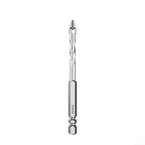 Allthingstore Exzentrisches Bohrer-Set aus Legierung mit 9 Klingen, für Beton, Marmor und andere harte Oberflächen, bietet Stabilität und reduzierte Vibrationen während des Gebrauchs (6 mm) von Allthingstore