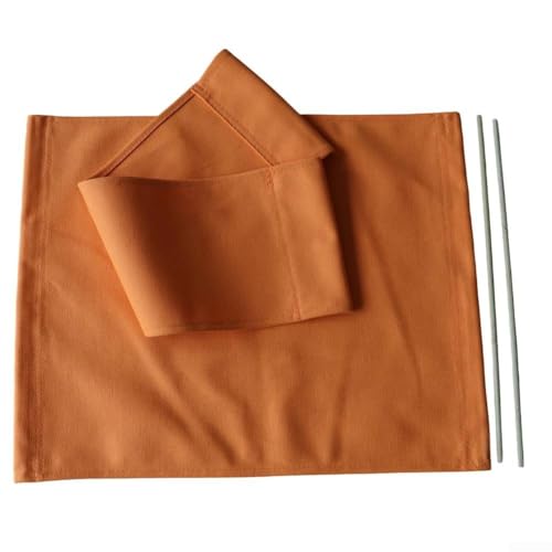 Allthingstore Faltbares Sitzbezüge-Set aus Segeltuch, geeignet für Regiestühle mit runden Stangen, bietet einfachen Austausch und langfristige Nutzung (1 Set) von Allthingstore