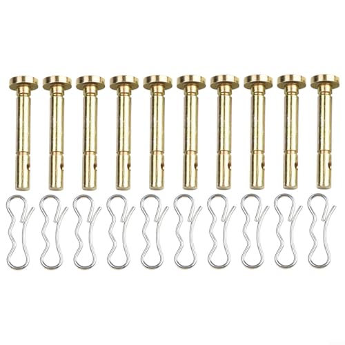 Allthingstore Für Craftsman Schneefräsen-Scherenstifte 738-04155 und 714-04040 Splinte 10 Stück für zuverlässige Winter-Outdoor-Elektrogeräte von Allthingstore