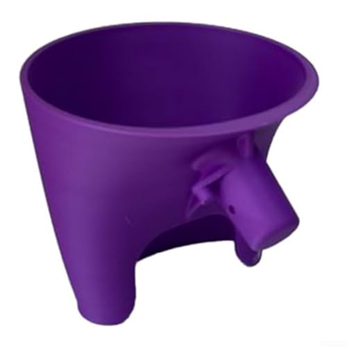 Allthingstore Für Küchenhelfer Mixer Trichteraufsatz mit 120 mm Durchmesser Öffnung und komfortablem Griff für einfaches Übertragen von trockenen und flüssigen Zutaten (lila) von Allthingstore