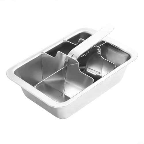 Allthingstore Große Eiswürfelbereiter aus Edelstahl mit Easy Release Mechanismus 6 Mulden Eis für Bar Allthingstore Große Eiswürfelbereiter aus Edelstahl mit Easy Release Mechanismus 6 Mulden Eis für Bar von Allthingstore