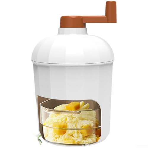 Allthingstore Handkurbel-Schneekegel-Maker für den Heimgebrauch mit manueller Eisrasur, Edelstahlklinge und abnehmbarem Design für einfache Wartung und Reinigung (S-1) von Allthingstore