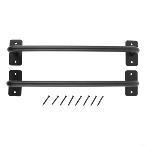 Allthingstore Hauchen Sie Ihrem Interieur neues Leben ein mit klassischem Design, 2-teiliges Schiebetürgriff-Set aus Metall (L 300 mm) von Allthingstore