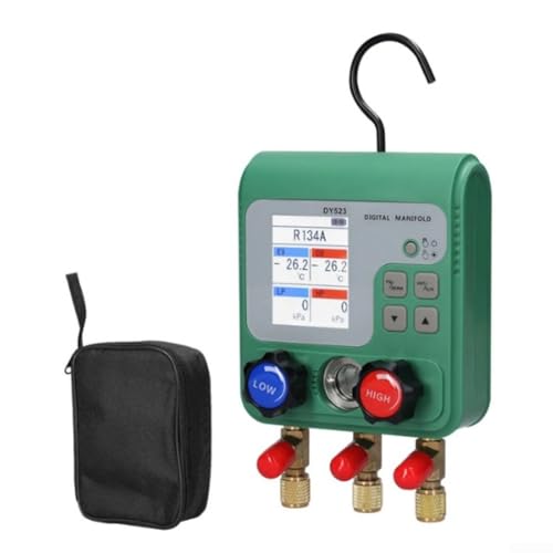 Allthingstore Klimaanlagen-Krümmer-Messgerät Automotive AC Service Equipment für R12 R22 R134A HVAC Reparatur Service HVAC Diagnosegerät von Allthingstore
