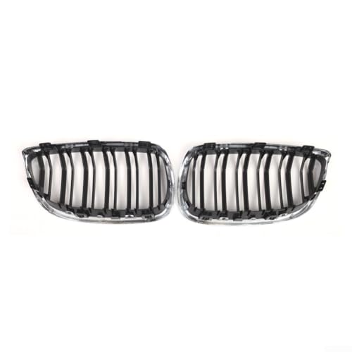 Allthingstore Kühlergrill für BMW 3er-Serie E92 E93 für M3 2007–2013 Schwarz Silber ABS OEM-Nummern 51137157277 51137157278 von Allthingstore