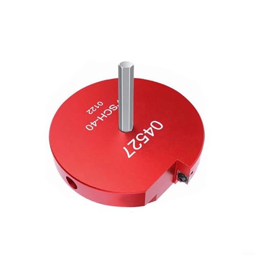 Allthingstore PVC-Rohrreibahle-Set mit ausgewogener Klinge für Bohrer, Aluminiumlegierung, Sanitärwerkzeug, kompatibel mit PVC-CPVC-ABS-Rohren (10,2 cm) von Allthingstore