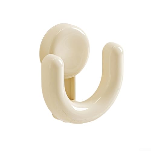 Allthingstore Praktische Badezimmer-Hausschuh-Aufbewahrung mit Saugnapf-Regal, wandmontiertes Design für organisierte kleine Räume (A) von Allthingstore