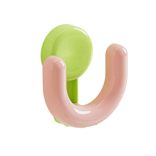 Allthingstore Praktische Badezimmer-Hausschuh-Aufbewahrung mit Saugnapf-Regal, wandmontiertes Design für organisierte kleine Räume (D) von Allthingstore