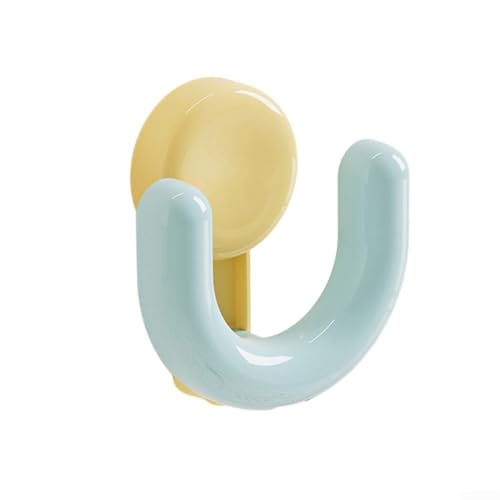 Allthingstore Praktische Badezimmer-Hausschuh-Aufbewahrung mit Saugnapf-Regal, wandmontiertes Design für organisierte kleine Räume (E) von Allthingstore