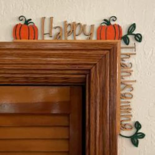 Allthingstore Saisonale Kürbisdekoration aus Holz und Metall für Ecken und Fenster, perfekt für festliche Herbst-Akzente in Innenräumen in Häusern und Büros (4) von Allthingstore