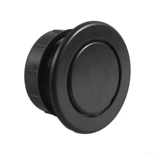 Allthingstore Sonnenschirm-Lochring und Kappen-Set für Terrassentisch, schwarzes ABS-Material, Schirm-Tischlochabdeckungseinsatz, Gartenmöbel-Zubehör von Allthingstore