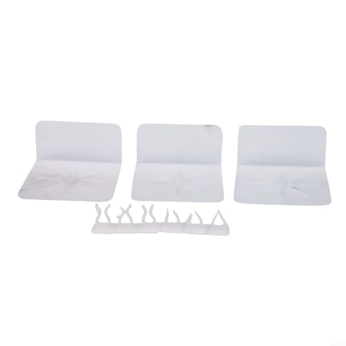 Allthingstore Stilvolles, transparentes Acryl-Wandregal-Set, 3er-Set, passt perfekt zu Ihren Lieblings-Heimüberwachungsgeräten von Allthingstore