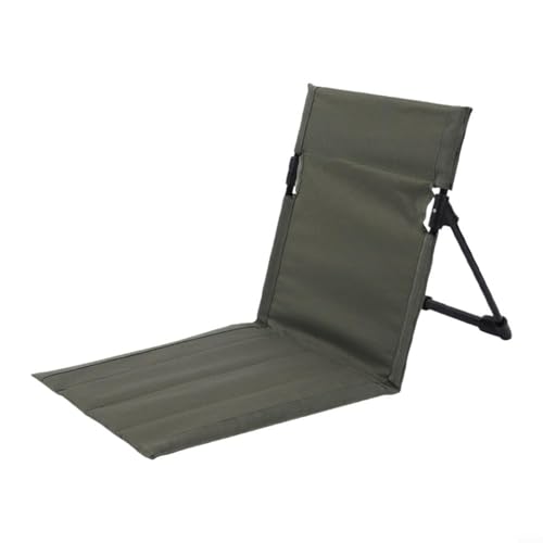 Allthingstore Strand-Klappstuhl mit Aufbewahrungstasche, Outdoor-Konzert-Stadion-Sitz, tragbare Liege (Armeegrün) von Allthingstore
