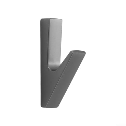 Allthingstore Vereinfachen Sie Ihren Raum, stilvolle Wandhaken aus stabilem Aluminium, um jeden Einrichtungsstil zu ergänzen (grau) von Allthingstore