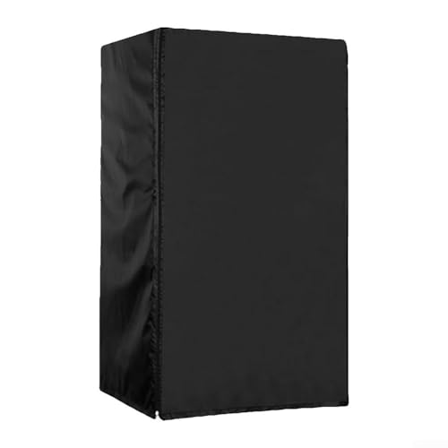 Allthingstore Vertikale Kühlschrankabdeckung aus 210D Oxford-Stoff mit wasserdichter Isolierung, Belüftungsöffnungen und Reißverschluss für Outdoor-Kühlschrank, Staub- und Wetterschutz (56 x 59 x 87 von Allthingstore