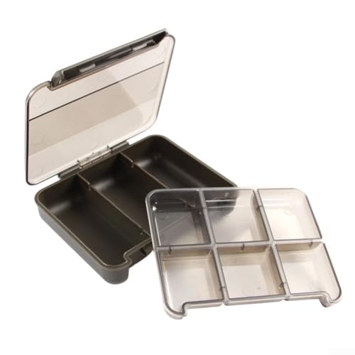 Aufbewahrungsbox für Angelhaken und Köder, mit 12 Schichten und benutzerdefinierten Fächern (einlagig, 4 grün) von Allthingstore