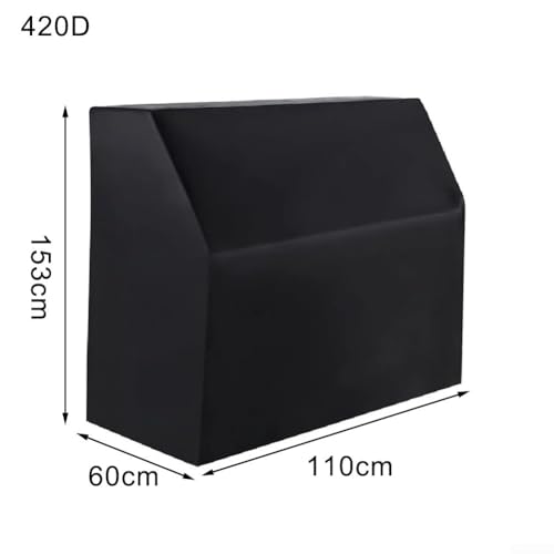 Aufrechter Pianoforte Staubschutz, umfassender Schutz mit Oxford-Gewebe, stilvoll und funktional (420D) von Allthingstore