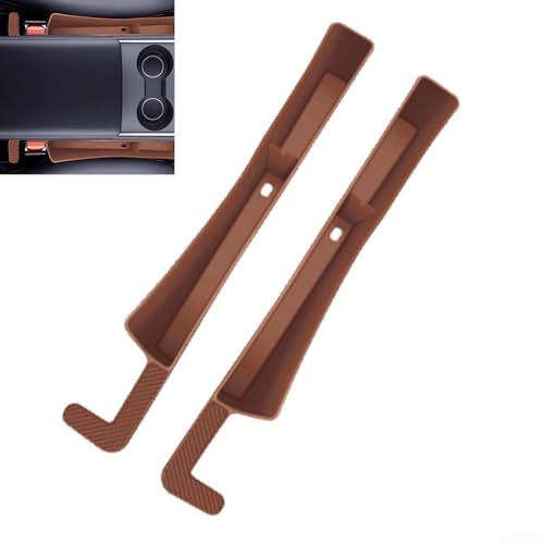 Auto Gap Storage Solution for Mobile Phones Reliable Anti Deformation Material (Brown) von Allthingstore