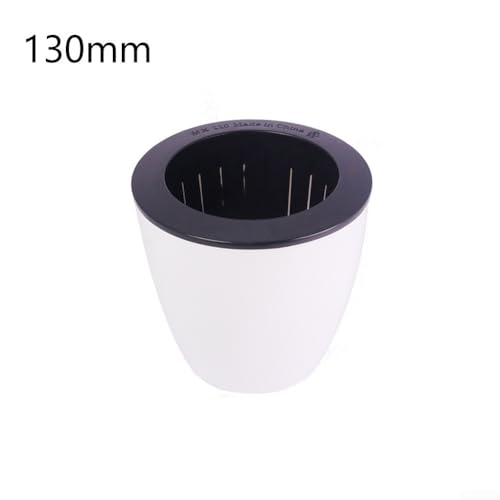 Automatischer Wasseraufnahme-Blumentopf für vielbeschäftigte Pflanzenliebhaber zu Hause oder bei der Arbeit (130 mm) von Allthingstore