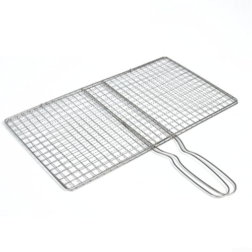 BBQ Mesh Holder Basket Safe Tool for Grilling Burger, Fish, and Vegetables at Home von Allthingstore