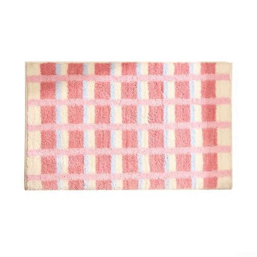 Badezimmerteppich, rutschfest, saugfähig, schnell trocknend, Mikrofaser, für Stil und Sicherheit in jedem Raum (40 x 60 cm) von Allthingstore