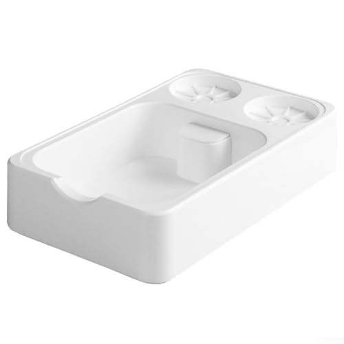 Barista's Choice Mehrzweck-Espresso-Klopfbox für stromlinienförmige Kaffeezubereitung, Weiß von Allthingstore