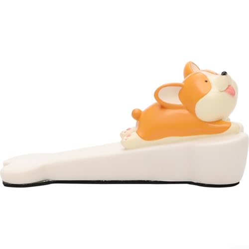 Cartoon-Tier-Türstopper, Keil, PVC-Emaille-Material, niedliche Dekofigur für den Heimgebrauch (A) von Allthingstore
