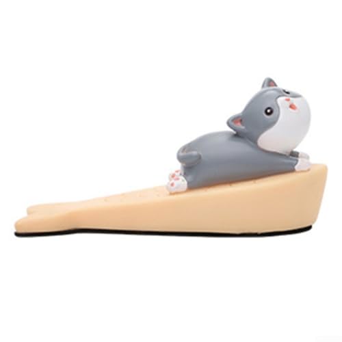 Cartoon-Tier-Türstopper, Keil, PVC-Emaille-Material, niedliche Dekofigur für den Heimgebrauch (B) von Allthingstore