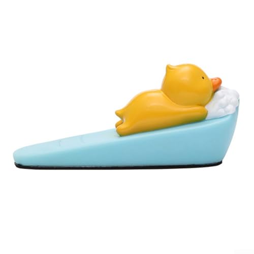 Cartoon-Tier-Türstopper, Keil, PVC-Emaille-Material, niedliche Dekofigur für den Heimgebrauch (D) von Allthingstore