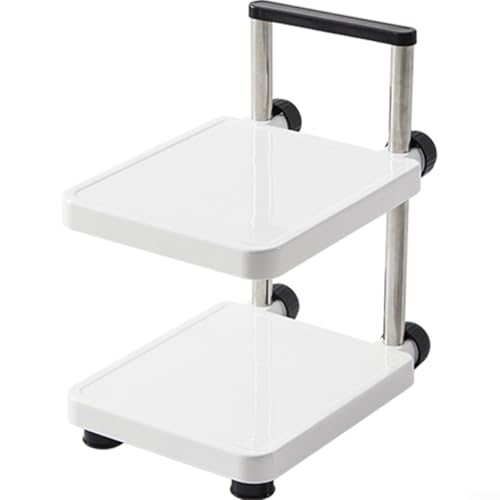 Cleveres Design, höhenverstellbarer Pfannen-Organizer mit 24 Ebenen, passt perfekt in Schränke (2 Etagen) von Allthingstore