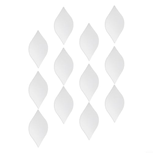 Dekorative 3D Spiegel Wandaufkleber verschönern Ihr Wohnzimmer mit Acryl Schönheit (Silber) von Allthingstore