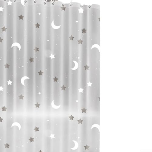 Duschvorhang mit pflegeleichten Eigenschaften und schickem Design für jedes Badezimmer (A 180 x 200) von Allthingstore