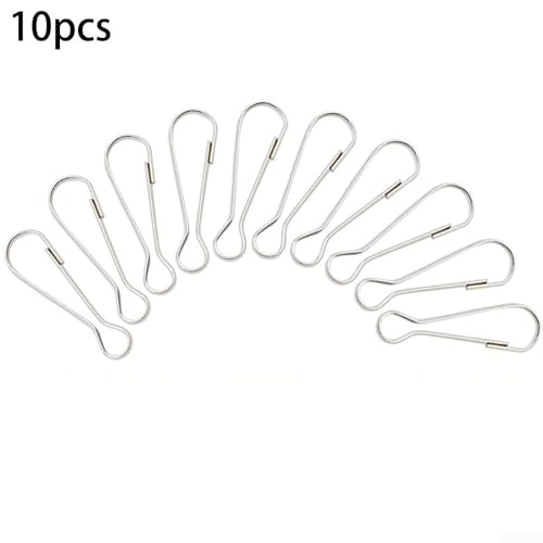Edelstahl Fahnenmast Befestigung Clips 10 Stück für Flaggen und andere Anwendungen Edelstahl Fahnenmast Befestigung Clips 10 Stück für Flaggen und andere Anwendungen von Allthingstore