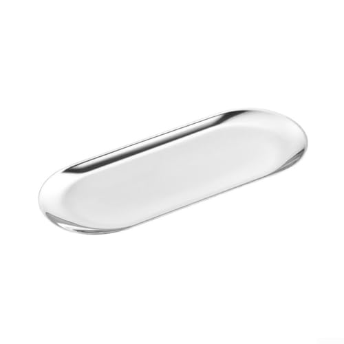 Elegante Mehrzweck-Servierplatte aus robustem Edelstahl (23 cm) von Allthingstore