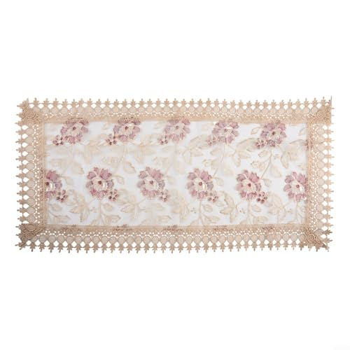 Elegante rechteckige Spitzen-Tischdecke für besondere Anlässe oder den täglichen Gebrauch in Ihrem Zuhause (5) von Allthingstore