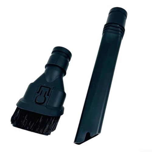 Ersatz-Staubsaugerzubehör für Lydsto V9 2-teiliges flaches Saug- und Spaltbürsten-Set zum Reinigen von Staub in engen und empfindlichen Bereichen (ist schwarz) von Allthingstore