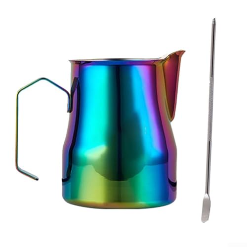 Essential Tool Milchaufschäumkrug aus Edelstahl, 450 ml, für fachmännisch hergestellte Latte und Cappuccinos (Schaustück) von Allthingstore