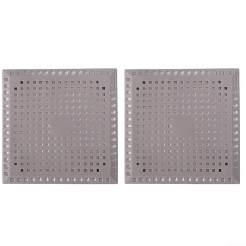 Filterpad für Küchenspüle, Anti-Verstopfungs-Sieb mit verbesserter Saugkraft für Haar- und Lebensmittelschutz (grau) von Allthingstore