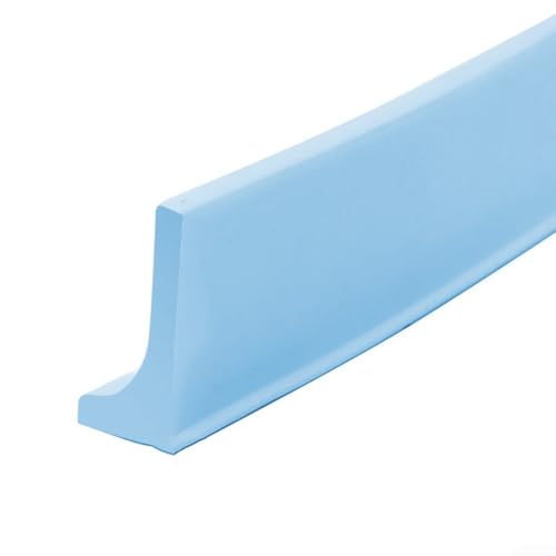 Flexibler und zuverlässiger 1 m langer Duschstau Silikonstreifen für Wassereindämmung (blau) von Allthingstore
