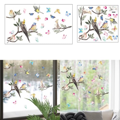 Frosted Bird Film PVC Privacy Window Film for Home Decor and Office Use Frosted Bird Film PVC Privacy Window Film for Home Decor and Office Use von Allthingstore